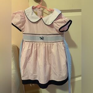 The Beaufort Bonnet Company Pink and Blue Kids Formal Dress